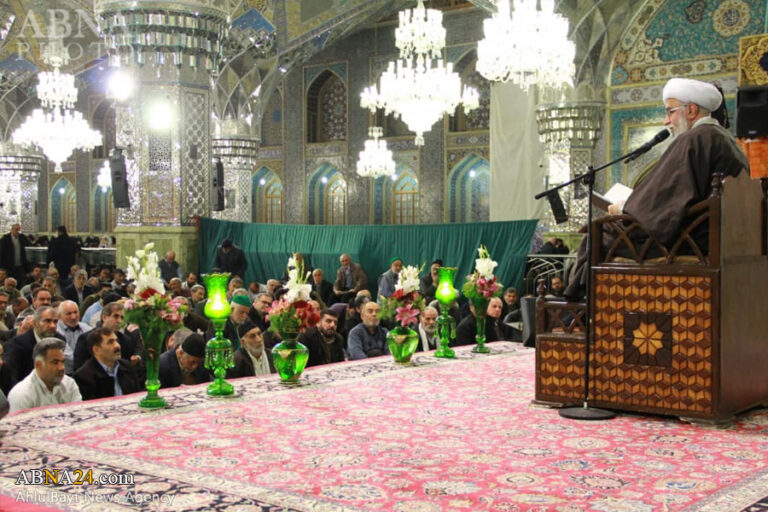 گزارش تصویری؛ سخنرانی دبیرکل مجمع جهانی اهل بیت(ع) در حرم مطهر رضوی