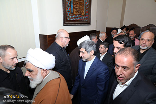 Ayatollah Akhtari travels to Lebanon to offer condolences for decease of Allameh Sayyed Jafar Mortadha Ameli