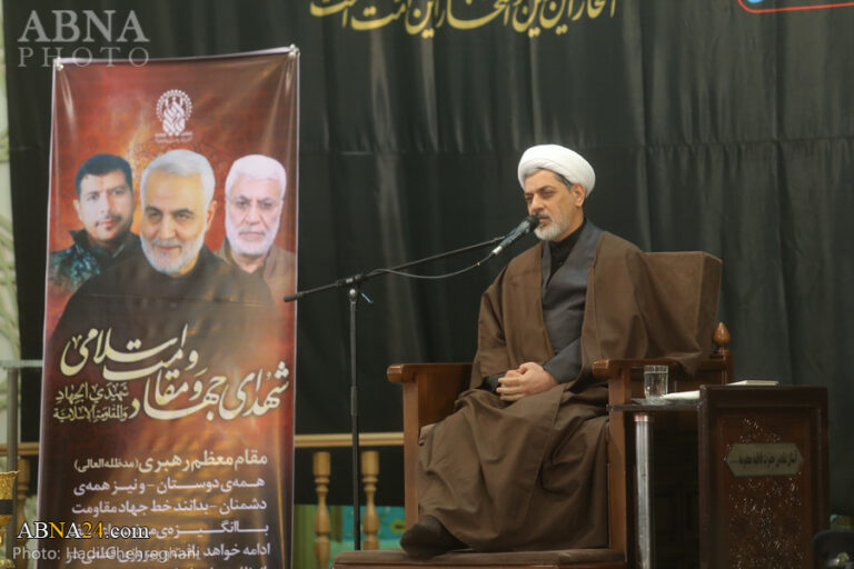 Photos: Ayatollah Ramazani attends commemoration ceremony for General Soleimani’s martyrdom in Qom