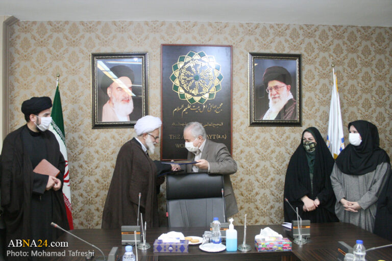 گزارش تصویری؛ مراسم امضای تفاهم نامه مجمع جهانی اهل بیت(ع) با سازمان اسناد و کتابخانه ملی ایران