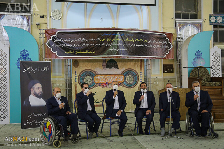 گزارش تصویری/ مراسم ترحیم قاضی «سید نیاز حسین نقوی» با رعایت پروتکل های بهداشتی