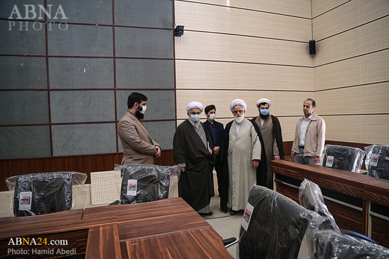 Photos: Ayatollah Ramazani visits different parts of AhlulBayt World Assembly in Qom