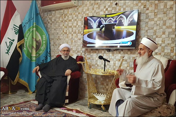 Photos: Ayatollah Ramazani met Grand Mufti of Iraqi Sunnis