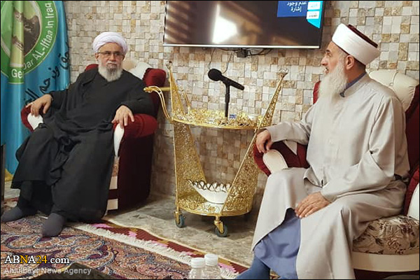 عکس خبری/ دیدار دبیرکل مجمع جهانی اهل بیت (ع) با مفتی اعظم اهل سنت عراق