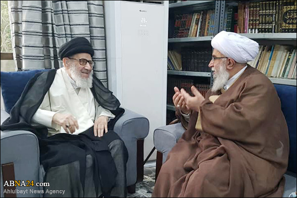 Photos: Secretary-General of AhlulBayt (a.s.) World Assembly met Ayatollah Sayed Morteza Qazwini