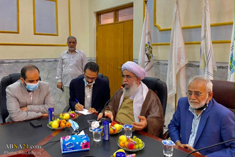 Photos: Ayatollah Ramazani visits AhlulBayt (a.s.) University