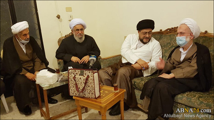 Photos: Secretary-General of AhlulBayt (a.s.) World Assembly met Allameh Abdul Hussein Sadeq
