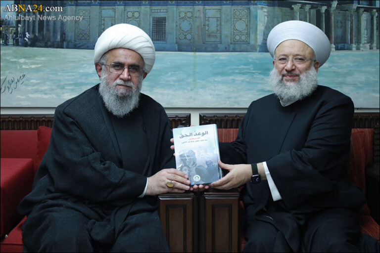Photos: Secretary-General of AhlulBayt (a.s.) World Assembly met Head of Intl. Union of Resistance Scholars