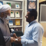 تقرير مصور/ أمين عام المجمع العالمي لأهل البيت (ع) يزور الموظفين بمناسبة السنة الايرانية الجديدة