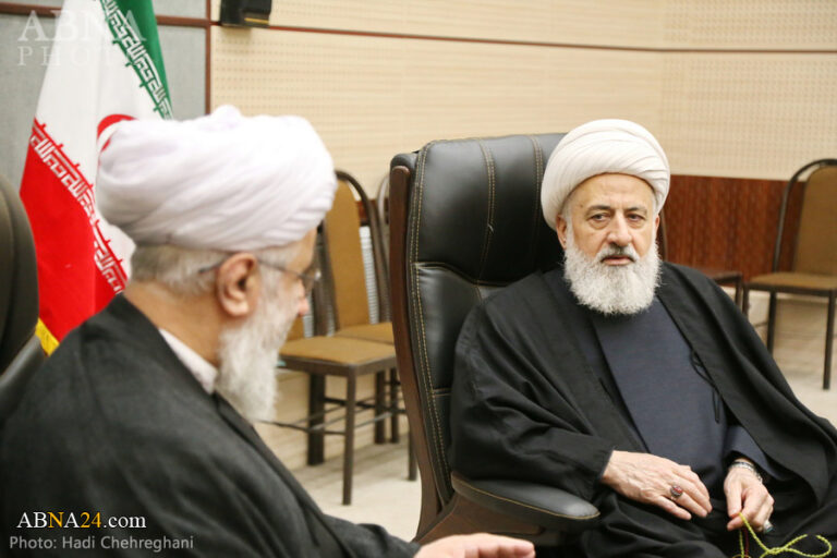 گزارش تصویری/ دیدار نائب رئیس مجلس اعلای اسلامی شیعیان لبنان با » دبیرکل مجمع جهانی اهل بیت(ع)