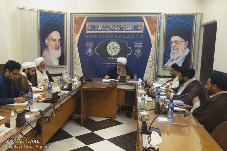 گزارش تصویری/ دیدار اعضای دفتر مجمع محلی پیروان اهل بیت(ع) هند با آیت الله رمضانی
