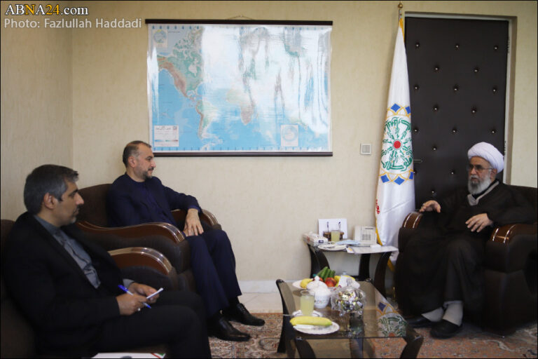 عکس خبری/ دیدار وزیر امور خارجه ایران با دبیرکل مجمع جهانی اهل بیت(ع)