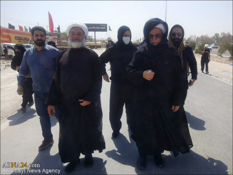 گزارش تصویری/ حضور دبیرکل مجمع جهانی اهل بیت(ع) در راهپیمایی اربعین حسینی