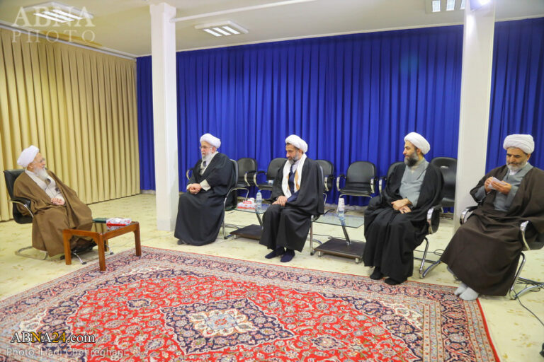 گزارش تصویری/ دیدار جمعی از علمای بحرین با آیت الله جوادی آملی