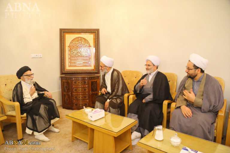 گزارش تصویری/ دیدار مدیران مجمع جهانی اهل بیت(ع) با رئیس مرکز احیاء میراث اسلامی