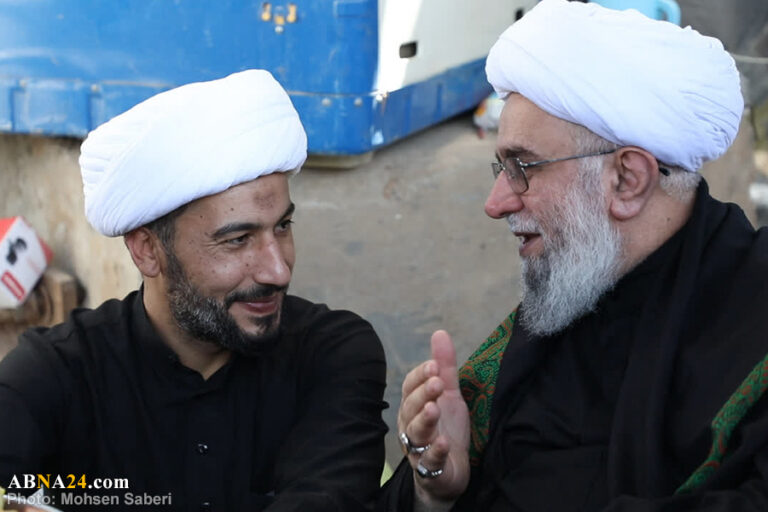 تقرير مصور / الأمين العام للمجمع العالمي لأهل البيت (ع) يحضر في مواكب دولية في طريق الأربعين