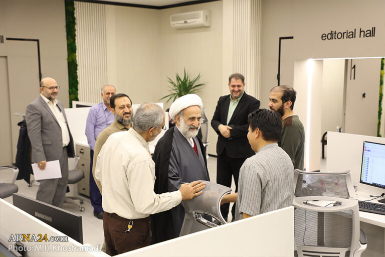 گزارش تصویری | بازدید شیخ «نبیل حلباوی» از خبرگزاری ابنا