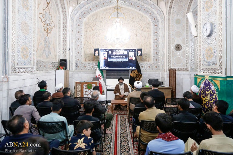 گزارش تصویری | گردهمایی «سفیر نور» در حرم مطهر رضوی