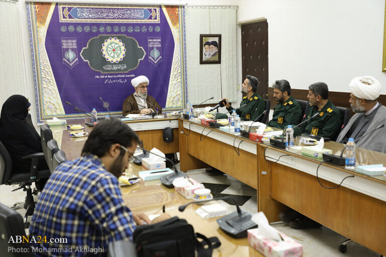 Ayatollah Ramazani received officials of Legal Department of Imam Ali ibn Abi Talib Corps in Qom
