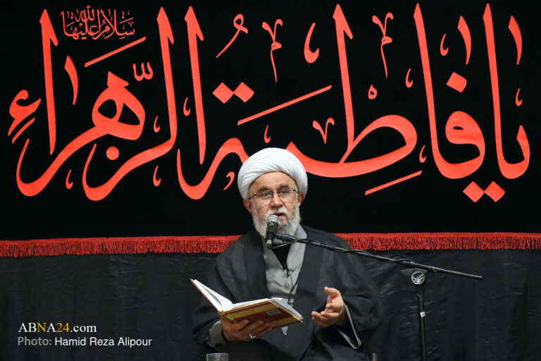 مراسم عزاداری صبح روز شهادت حضرت زهرا(س) در آستانه اشرفیه