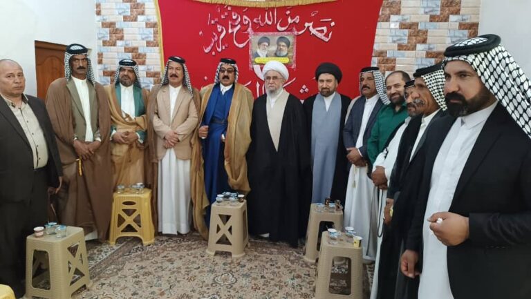 شیوخ عشایر عراق با دبیرکل مجمع جهانی اهل‌بیت(ع) دیدار کردند + تصاویر