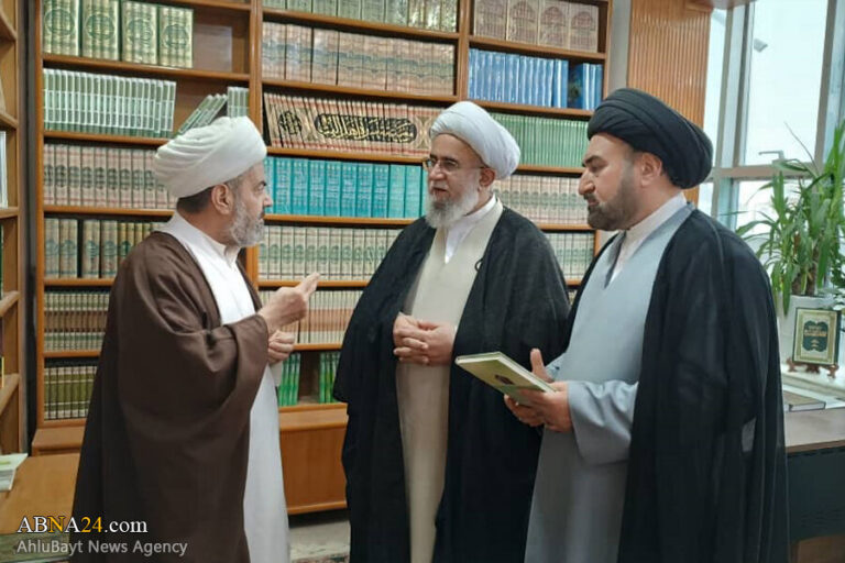 Photos: Secretary General of AhlulBayt World Assembly visits Imam Hassan Mujtaba Library in Najaf