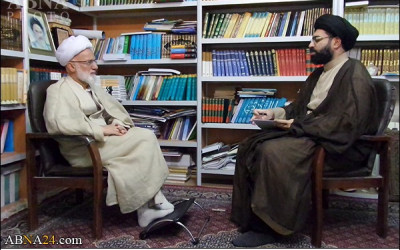 عکس خبری/ گفتگوی اختصاصی ابنا با آیت‌الله دری نجف آبادی