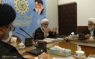 گزارش تصویری/ دیدار مسئول مرکز ارتباطات و امور بین الملل حوزه‌های علمیه با آیت الله رمضانی
