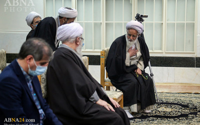 گزارش تصویری/ دیدار نوروزی آیت‌الله رمضانی با کارکنان معاونت فرهنگی مجمع جهانی اهل‌بیت(ع)