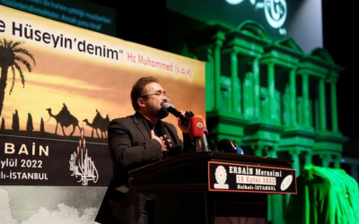 Photos: Ceremony on Arbaeen of Imam Hussain (a.s.) in Shiite area of Istanbul