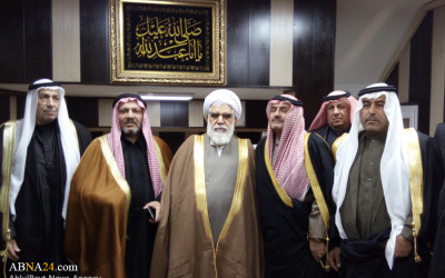 Photos: Group of Syrian tribal chiefs meet with Ayatollah Akhtari in Tehran